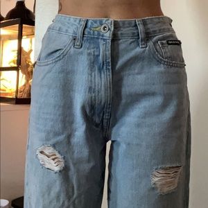 High Rise Straight Leg Jeans